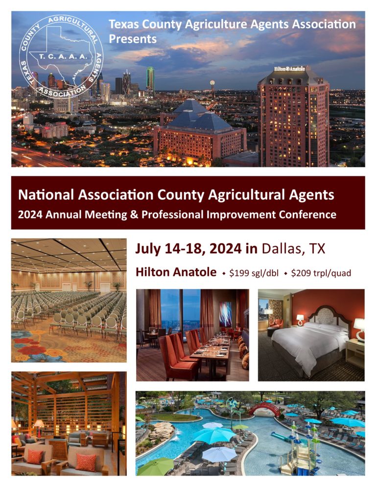 NACAA 2024 Texas County Agricultural Agents Association